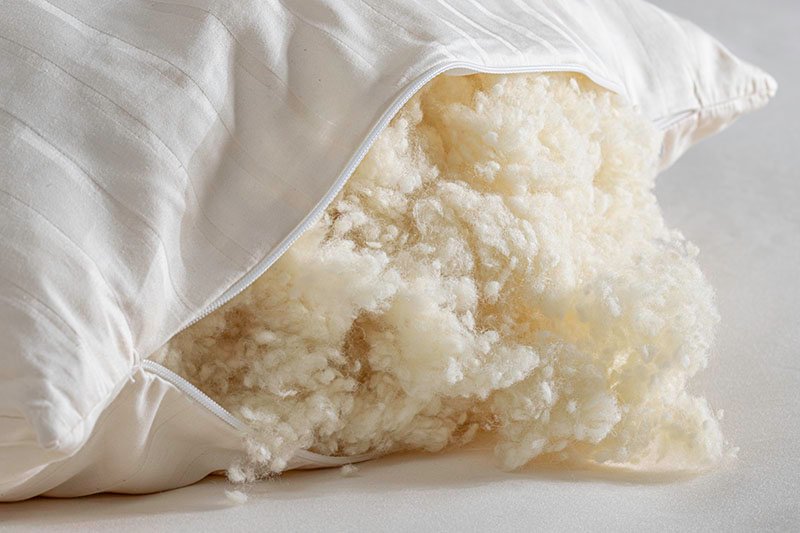 قیمت فروش عمده بهترین الیاف بالش